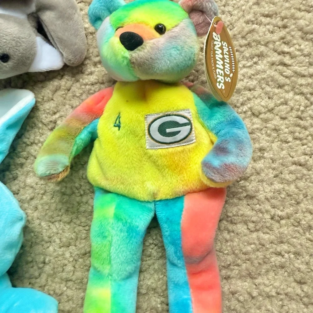 NFL Brett Favre Plush NWT + 3 Stuffed Toys, Soft Plush Toys Bundle Set of 4